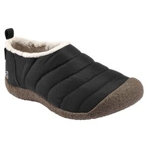 Keen Howser‎ Puffy Indoor Outdoor Slippers Black Gum Sole Mens 10.5 UK 9.5 EU 44